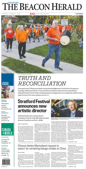 Cover of The Beacon Herald