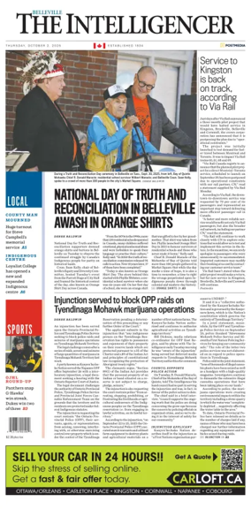 Cover of The Intelligencer (Belleville)