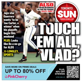 Cover of Toronto Sun