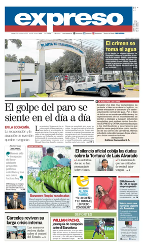 Cover of Diario Expreso