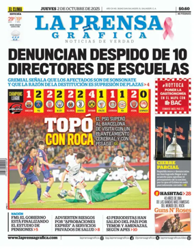 Cover of La Prensa Grafica