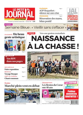 Cover of Le Petit Journal - L'hebdo local de l'Aveyron