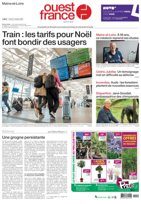 Cover of Ouest France (Cholet)