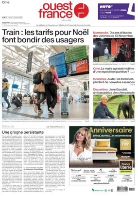 Cover of Ouest France (Orne)