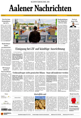 Cover of Aalener Nachrichten