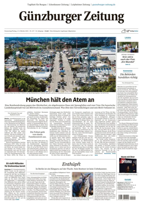 Cover of Guenzburger Zeitung
