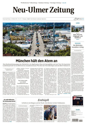 Cover of Neu-Ulmer Zeitung