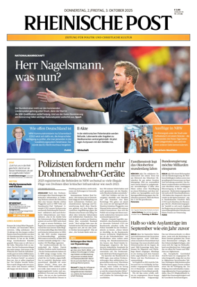 Cover of Rheinische Post Duisburg