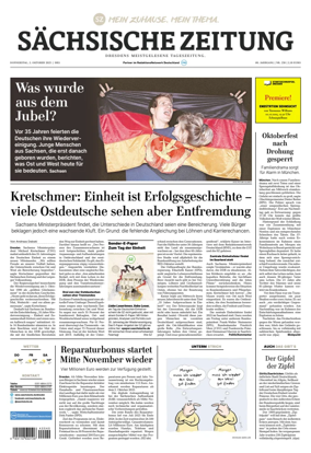 Cover of Sächsische Zeitung  (Dresden)