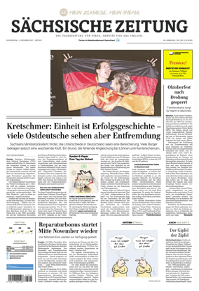 Cover of Sächsische Zeitung (Pirna Sebnitz)
