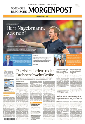 Cover of Solinger Bergische Morgenpost/Remscheid