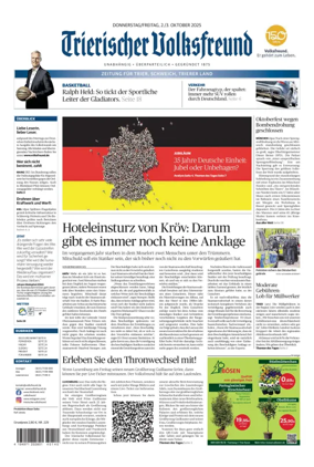 Cover of Trierischer Volksfreund