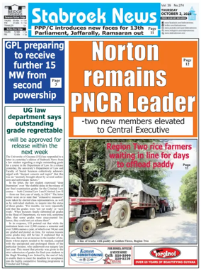 Cover of Stabroek News