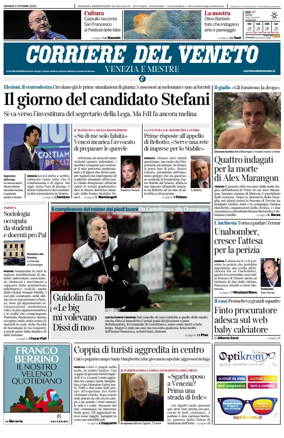 Cover of Corriere del Veneto (Venezia e Mestre)