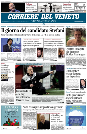 Cover of Corriere del Veneto (Vicenza e Bassano)