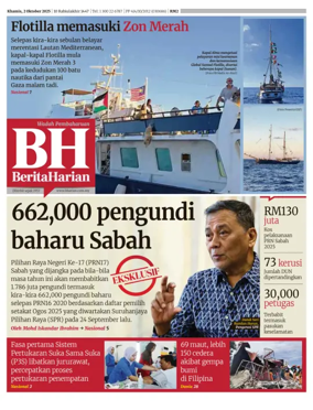 Cover of Berita Harian