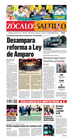 Cover of Zócalo Saltillo