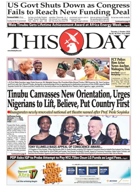Cover of THISDAY