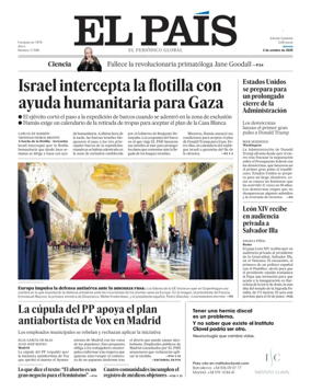 Cover of El País (Catalunya)