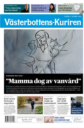 Cover of Västerbottens-Kuriren