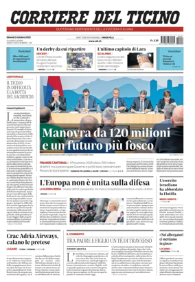 Cover of Corriere del Ticino