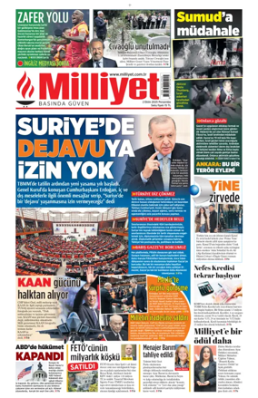 Cover of Milliyet