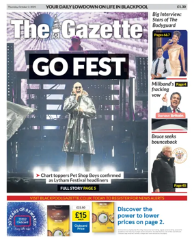 Cover of Blackpool Gazette