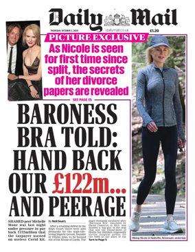 Cover of Daily Mail