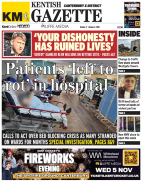 Cover of Kentish Gazette Canterbury & District