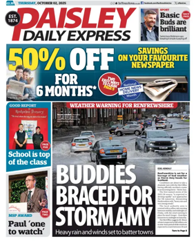 Cover of Paisley Daily Express