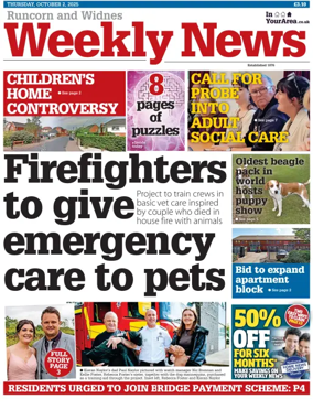 Cover of Runcorn & Widnes Weekly News