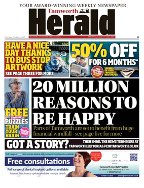 Cover of Tamworth Herald