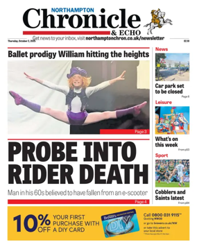 Cover of The Northampton Chronicle and Echo