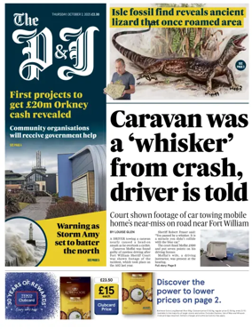 Cover of The Press and Journal (Highlands & Islands)