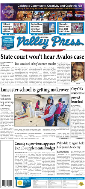 Cover of Antelope Valley Press