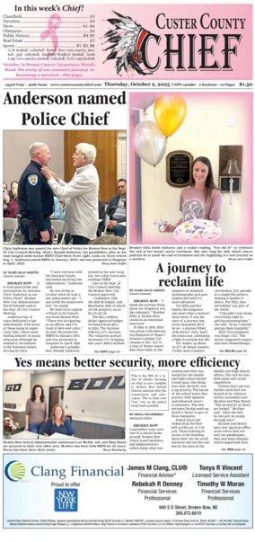 Cover of Custer County Chief