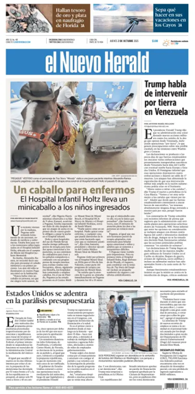 Cover of El Nuevo Herald