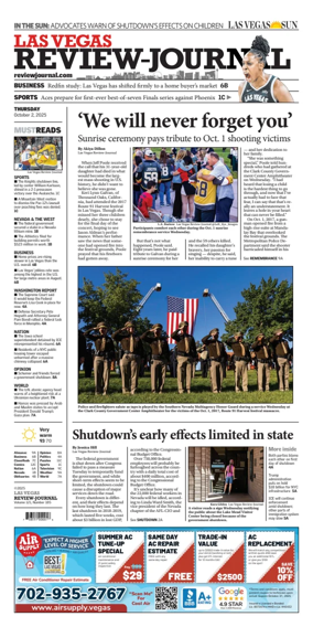 Cover of Las Vegas Review-Journal