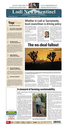 Cover of Lodi News-Sentinel