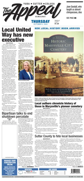 Cover of Marysville Appeal-Democrat    