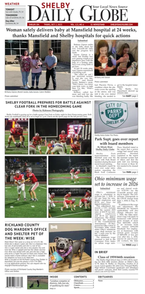Cover of Shelby Daily Globe