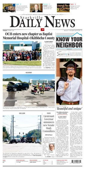 Cover of Starkville Daily News