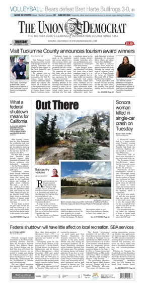 Cover of The Union Democrat