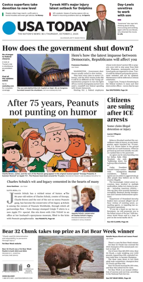 Cover of USA TODAY US Edition