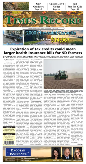 Cover of Valley City Times-Record