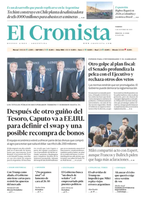 Cover of El Cronista comercial