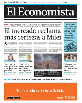 Cover of El Economista (Argentina)
