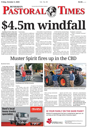 Cover of Deniliquin Pastoral Times