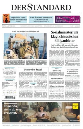 Cover of Der Standard