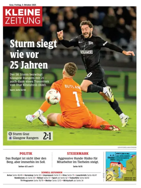 Cover of Kleine Zeitung Steiermark